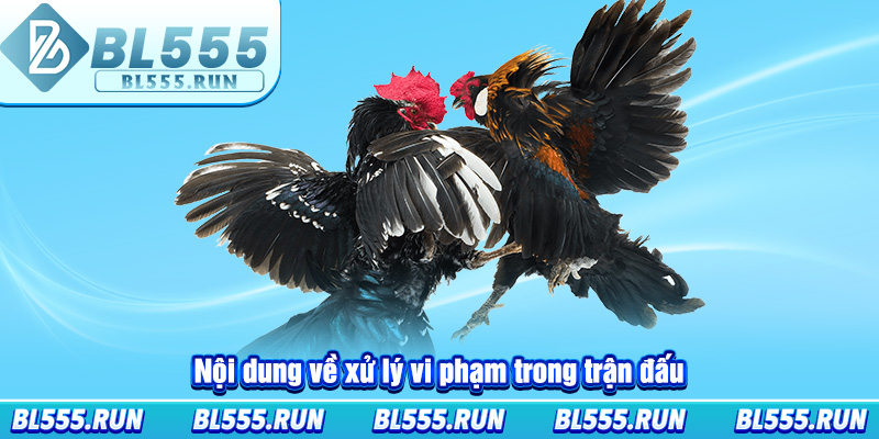 Nội dung về xử lý vi phạm trong trận đấu